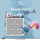 Airnails Stencil Silhouettes